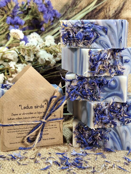 Ledus sirds - dabīgās ziepes